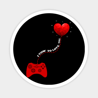 Gamer controller valentines day Magnet